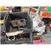 Image 2 : Metal Rolling Adjustable Shelf & Contents: Nail Coils, Brackets, Hardware, etc
