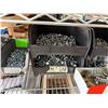 Image 5 : Metal Rolling Adjustable Shelf & Contents: Nail Coils, Brackets, Hardware, etc