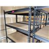 Image 2 : Qty 4 Light Duty Metal Shelving Units & 2 Light Duty Resin Shelving Units, Misc Sizes