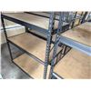 Image 4 : Qty 4 Light Duty Metal Shelving Units & 2 Light Duty Resin Shelving Units, Misc Sizes