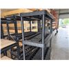 Image 8 : Qty 4 Light Duty Metal Shelving Units & 2 Light Duty Resin Shelving Units, Misc Sizes