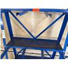 Image 3 : Blue Vertical Bar Storage Rack 33" x 10" x 82"H