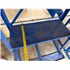 Image 6 : Blue Vertical Bar Storage Rack 33" x 10" x 82"H