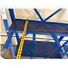 Image 7 : Blue Vertical Bar Storage Rack 33" x 10" x 82"H