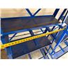 Image 8 : Blue Vertical Bar Storage Rack 33" x 10" x 82"H