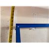 Image 9 : Blue Vertical Bar Storage Rack 33" x 10" x 82"H