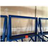 Image 2 : Blue Vertical Bar Storage Rack 33" x 10" x 82"H