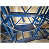 Image 4 : Blue Vertical Bar Storage Rack 33" x 10" x 82"H