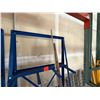Image 2 : Blue Vertical Bar Storage Rack 33" x 10" x 82"H