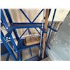 Image 4 : Blue Vertical Bar Storage Rack 33" x 10" x 82"H