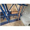 Image 5 : Blue Vertical Bar Storage Rack 33" x 10" x 82"H