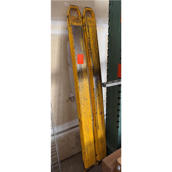 Pair Forklift Extensions 74" (bent)
