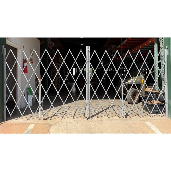Double Folding Security Gate 165" x 74"H