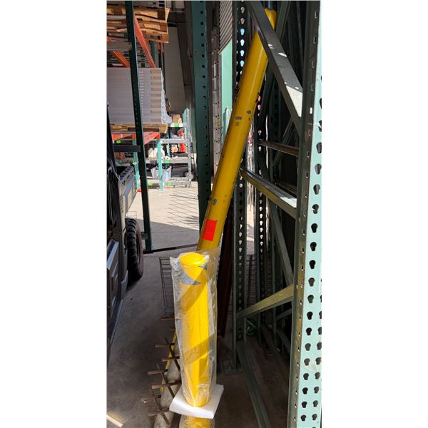 Qty 3 Safety Bollards, Misc Sizes