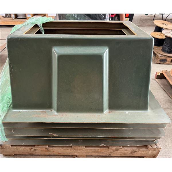 Qty 5 Top-Opening Transformer Box Pad Utility Enclosures 19" x 31" x 35"H