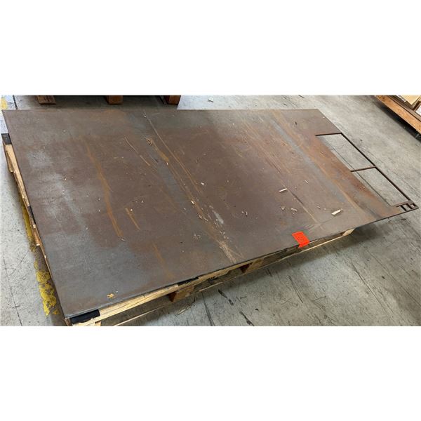 Large Steel Plate w/ Open End 48" x 98"