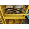 Image 6 : Yellow Steel Gas Cylinder Storage Cabinet 31" x 38" x 71" w/ Tanks & Torches