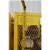 Image 8 : Yellow Steel Gas Cylinder Storage Cabinet 31" x 38" x 71" w/ Tanks & Torches