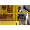 Image 9 : Yellow Steel Gas Cylinder Storage Cabinet 31" x 38" x 71" (tanks not included)