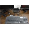 Image 4 : Wooden Desk 54" x 24" x 30"H & 2 Samsung 27" Monitors w/ Mount & Docking Station