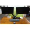 Image 1 : Qty 2 LG 27" Monitors w/ Mount & Docking Station