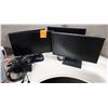 Image 1 : Qty 2 Acer 24" Monitors, 1 AOC Monitor & 1 ONN Monitor