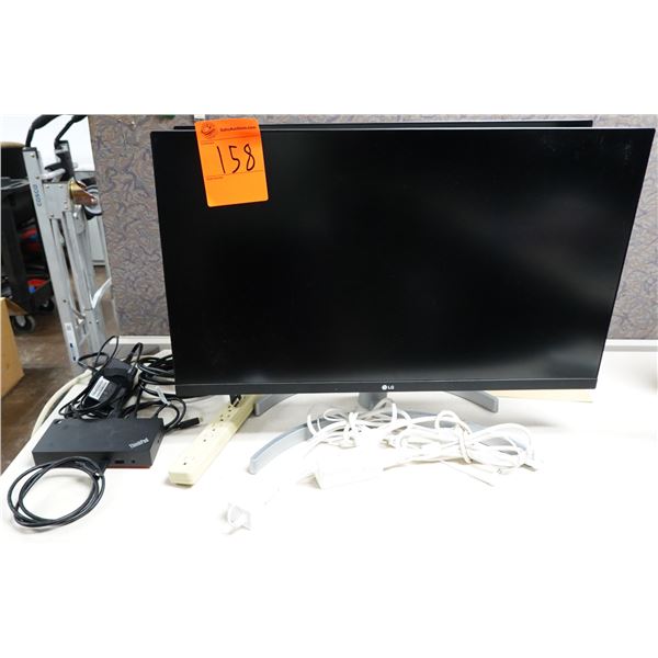 Qty 2 LG 27" Monitors w/ Docking Station
