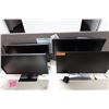 Image 2 : Qty 2 Acer 24" Monitors, 1 LG Monitor & 1 AOC Monitor