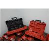 Image 5 : Qty 6 Milwaukee M12 & M18 Chargers,  8 @ M12 Chargers & 3 @ 2.0 M12 Batteries w/ 2 Cases