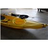 Image 14 : Ocean Prowler Yellow Kayak 13'  w/ Paddle & Accessories