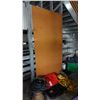 Image 1 : Large Pegboard w/ Misc Wire, Lights, etc
