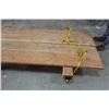 Image 5 : Heavy Duty Wooden Dolly 96" x 37" x 1/2" Thick (14"H)