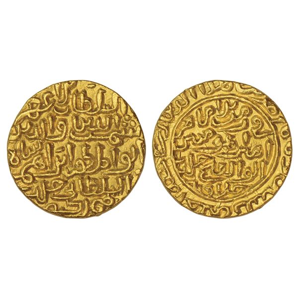 Sultans of Jaunpur, gold tanka of Shams al-Din Ibrahim Shah, AH 831, G&G J2, 11.47g.