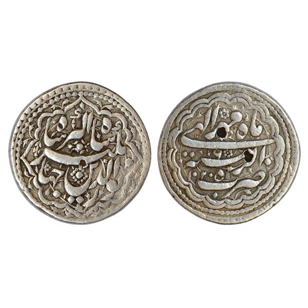 Mughals: Jahangir (1605-1627 AD) - silver rupee, Agra mint, Mihr, AH 1020/RY 6, unlisted in major