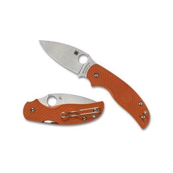 SPYDERCO SAGE 5 BRNT LTWT 3" ORG
