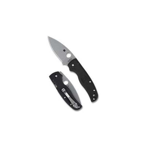 SPYDERCO SHAMAN LTWT 3.58" BLK/SLV