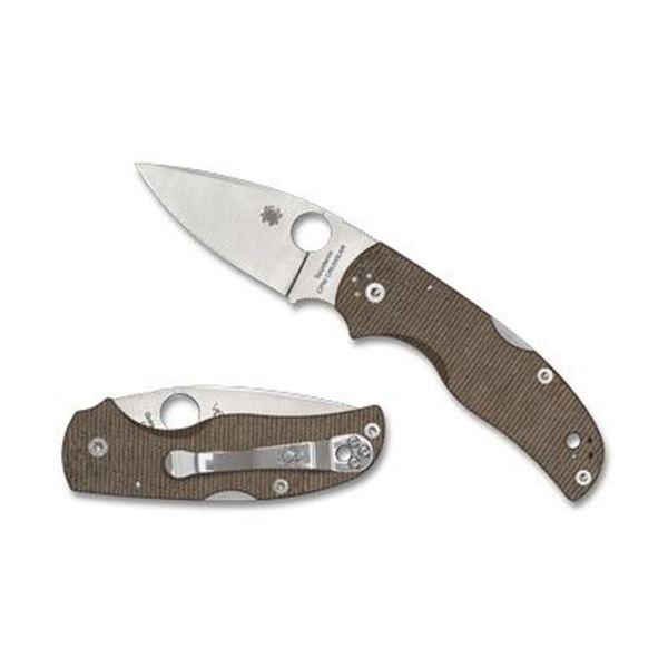 SPYDERCO NATIVE 5 2.95" BRN CANVAS