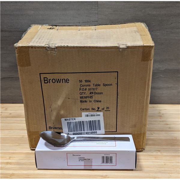 Corona Table Spoons, Browne 501804 - Lot of 25 dozen (1 Case) | 501804/CC3