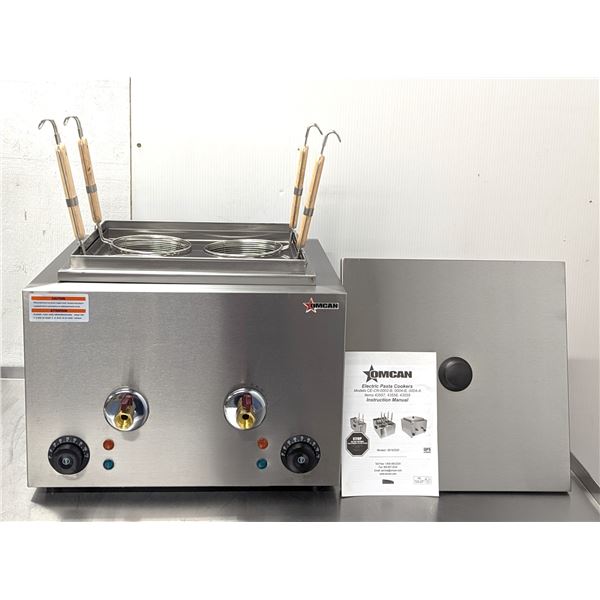 12L (6L x 2) Pasta Cooker, 120V, Omcan 43559 | L3-1