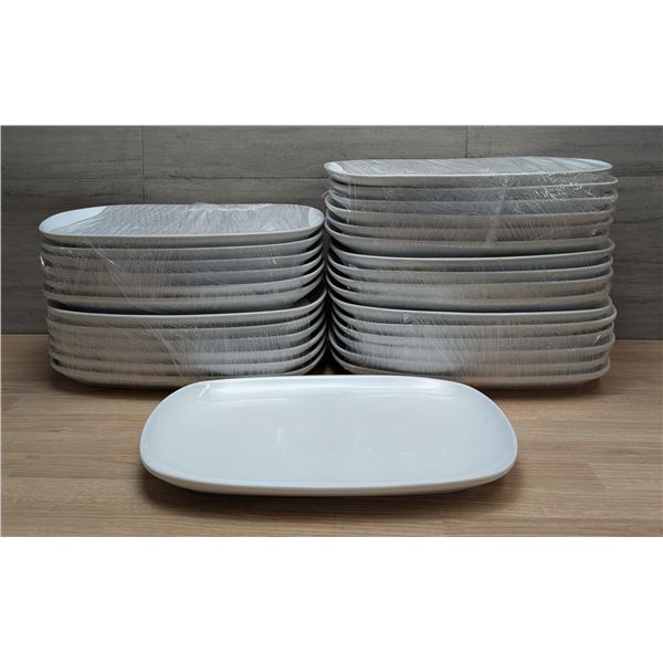 Arcoroc 13" x 8-3/8" Rectangular Coupe Platters - Lot of 29 | FtC