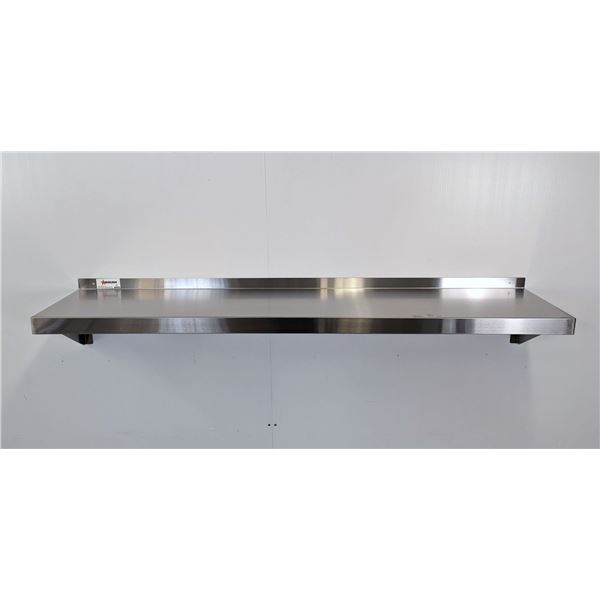 60" x 12" Stainless Wall Shelf, Omcan 22111 | MR5-3