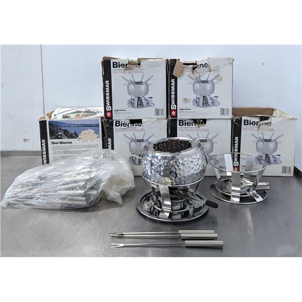 Swissmar Stainless Steel Fondue Sets - Set of 17 | RackJ