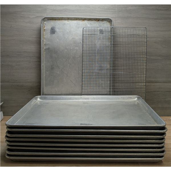 Full Size Sheet Pans With Cooling Racks - Lot of 20pcs | L6CR5