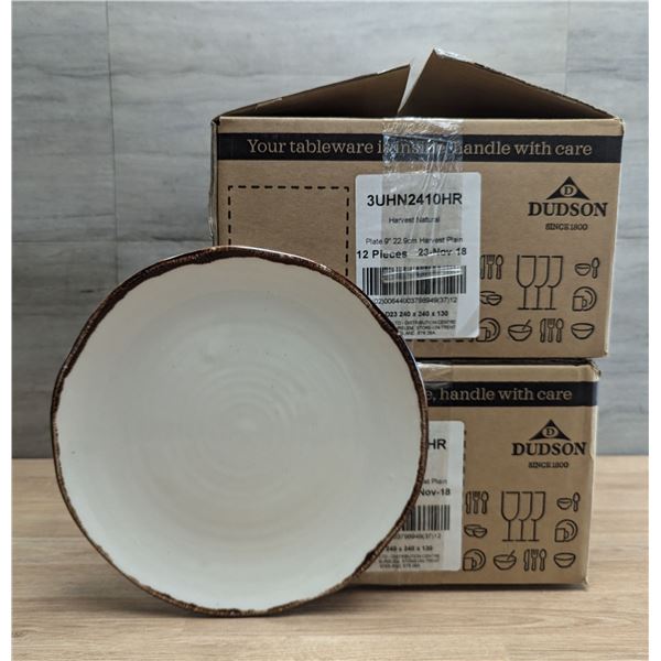 Harvest Natual 9" Plates - Lot of 24 (2 Cases) | 3UHN2410HR/L7L1