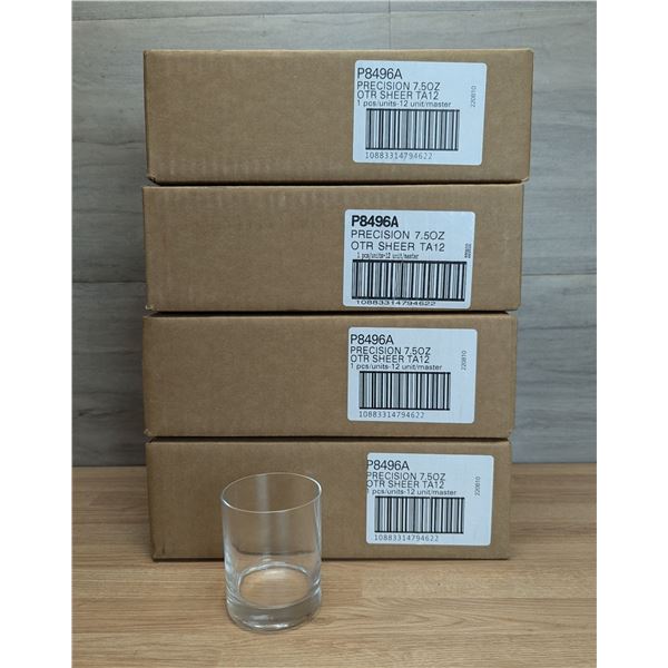 Arcoroc Precision 7-1/2oz Old Fashioned Glasses - Lot of 48 (4 Cases) | P8496A/L7L1