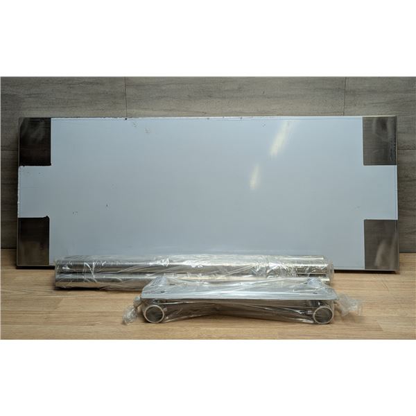12" x 30" Stainless Steel Single Tier Over Shelf | JR81231/MR4-2