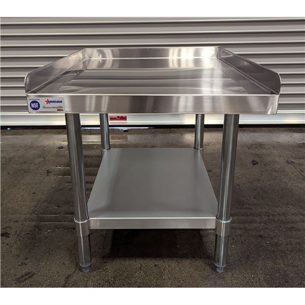 24" x 30" Stainless Steel Equipment Stand, Omcan 22057 | MR4-3