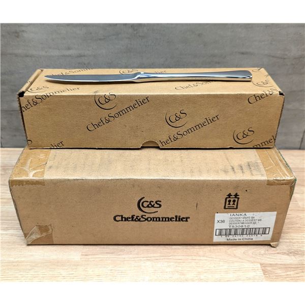 Chef & Sommelier "Ianka" Dessert Knives, T530810  - Lot of 48 (1 Case + 1 Dozen) | T530810/Ft1