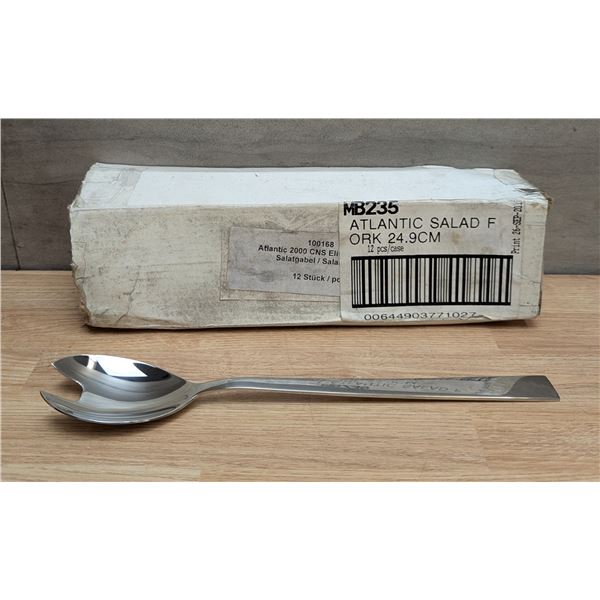Sola Atlantic 18/10 Stainless Steel Salad Forks, MB235 - Lot of 12 (1 Box) | FtD