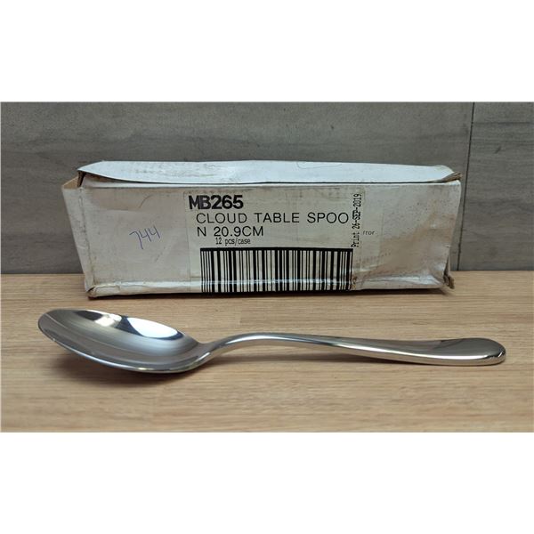 Sola Cloud All Mirror Table Spoons - Lot of 12 (1 Box) | FtD